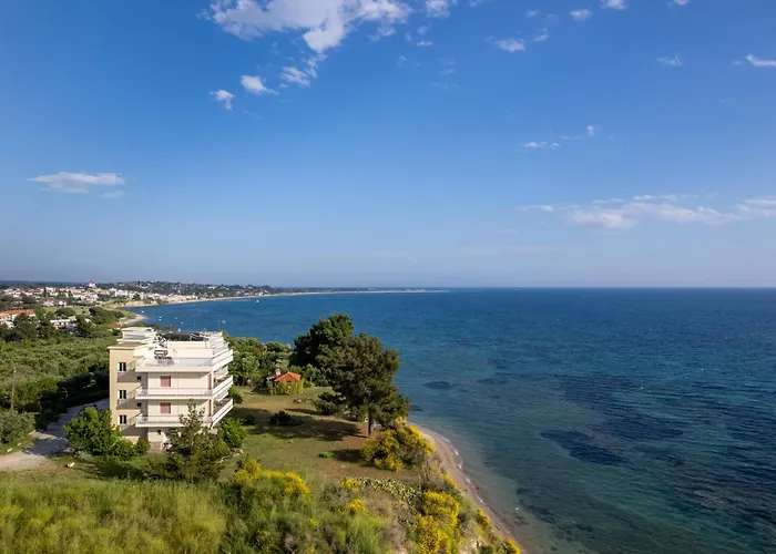 Sunshine House Offering Spectacular Views To Olymp A Nea Iraklia